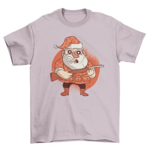 Hunting Santa T-shirt