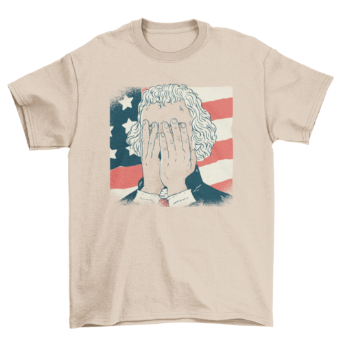 Thomas Jefferson facepalm t-shirt