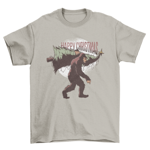 Christmas Bigfoot Tee