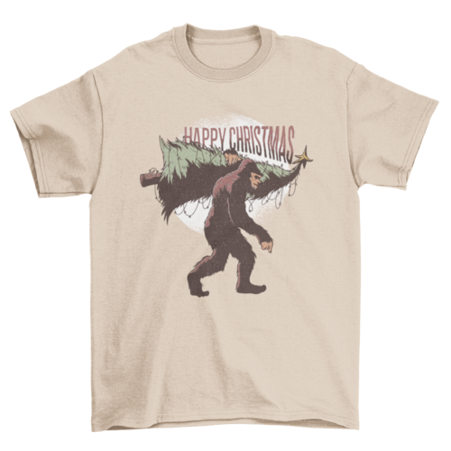 Christmas Bigfoot Tee