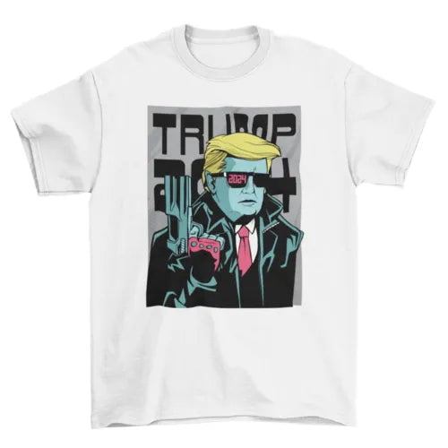 Trump 2024 Comic Gun t-shirt