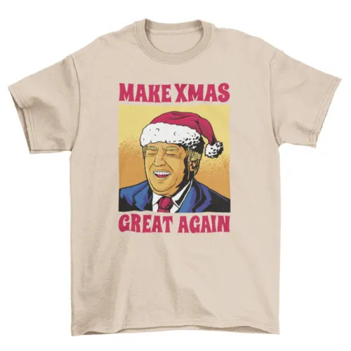Christmas Trump Santa Claus T-shirt