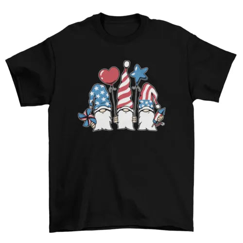 Patriotic Gnomes t-shirt