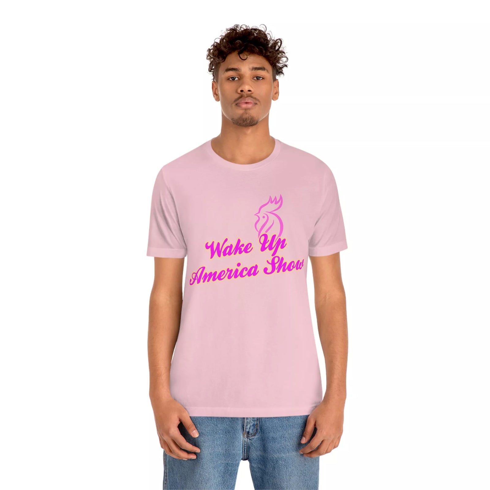 Wake Up America Show Unisex Jersey Short Sleeve Tee