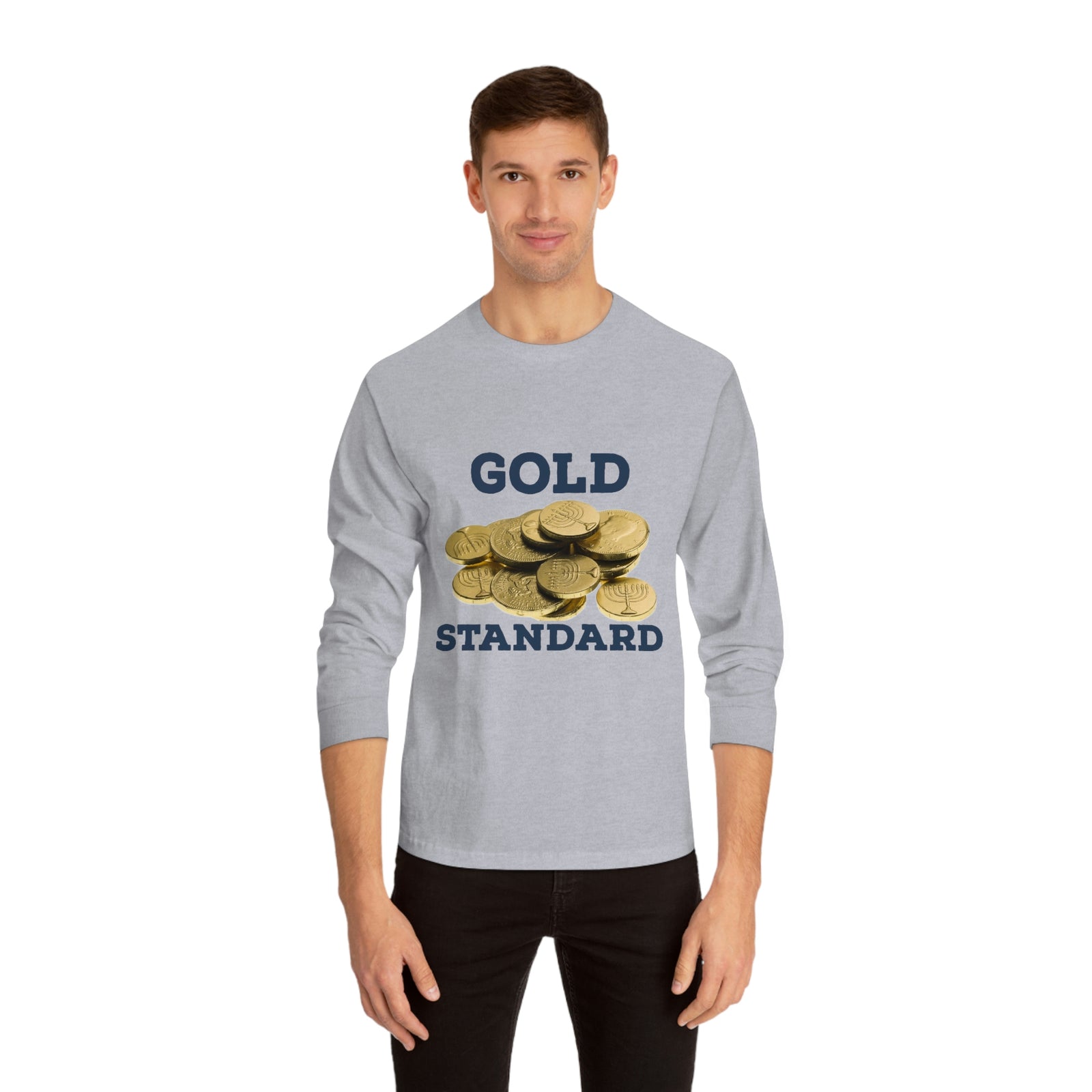 Gold Standard Hanukkah Gelt Unisex Classic Long Sleeve T-Shirt