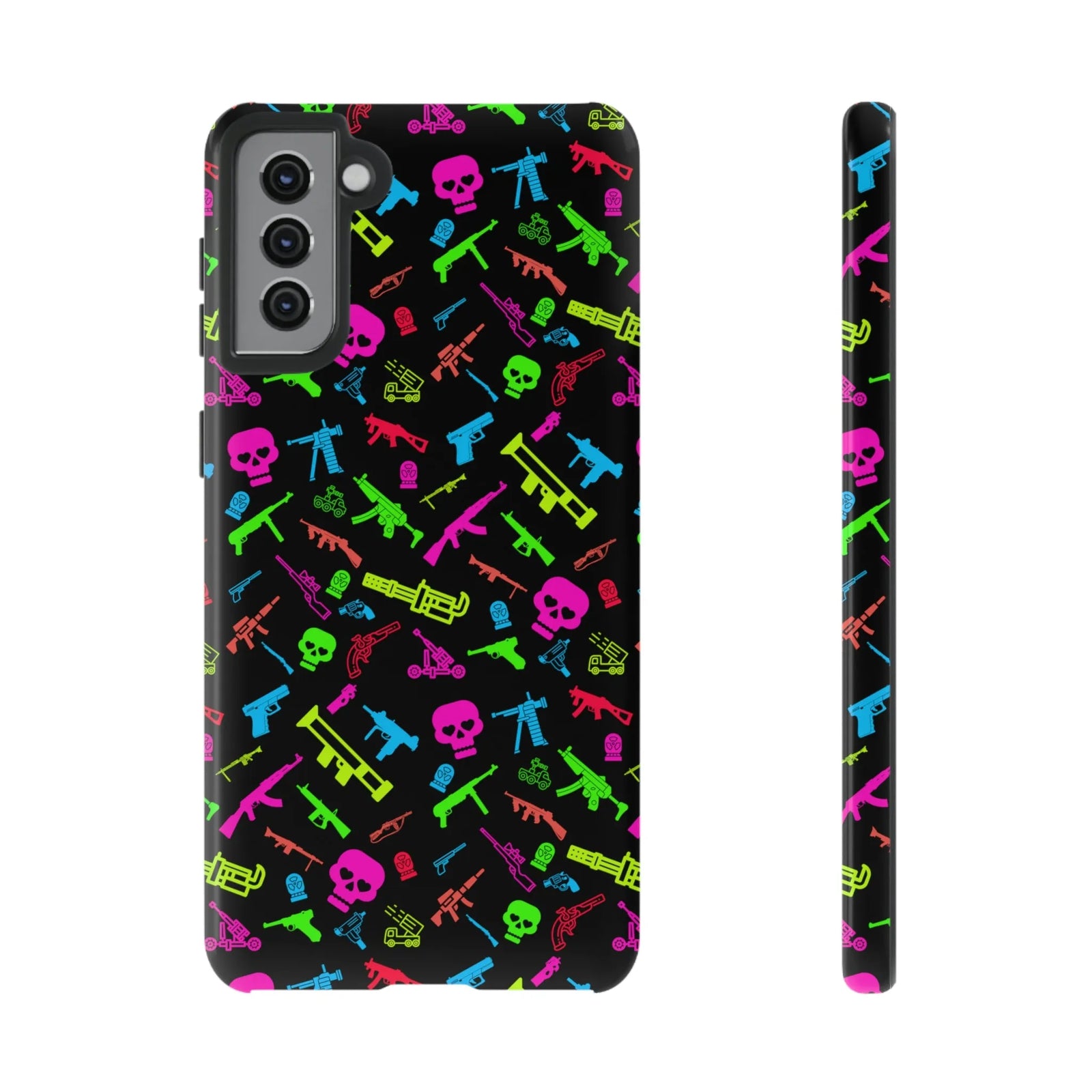 Aloha To Arms: Retro Neon Firearms Cell Phone Case