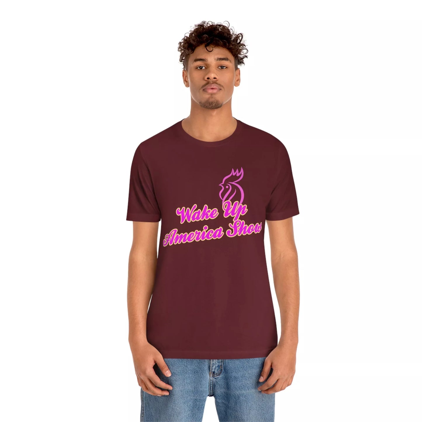 Wake Up America Show Unisex Jersey Short Sleeve Tee