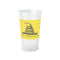 Don't Tread On Me Gadsden Frosted Pint Glass, 16oz