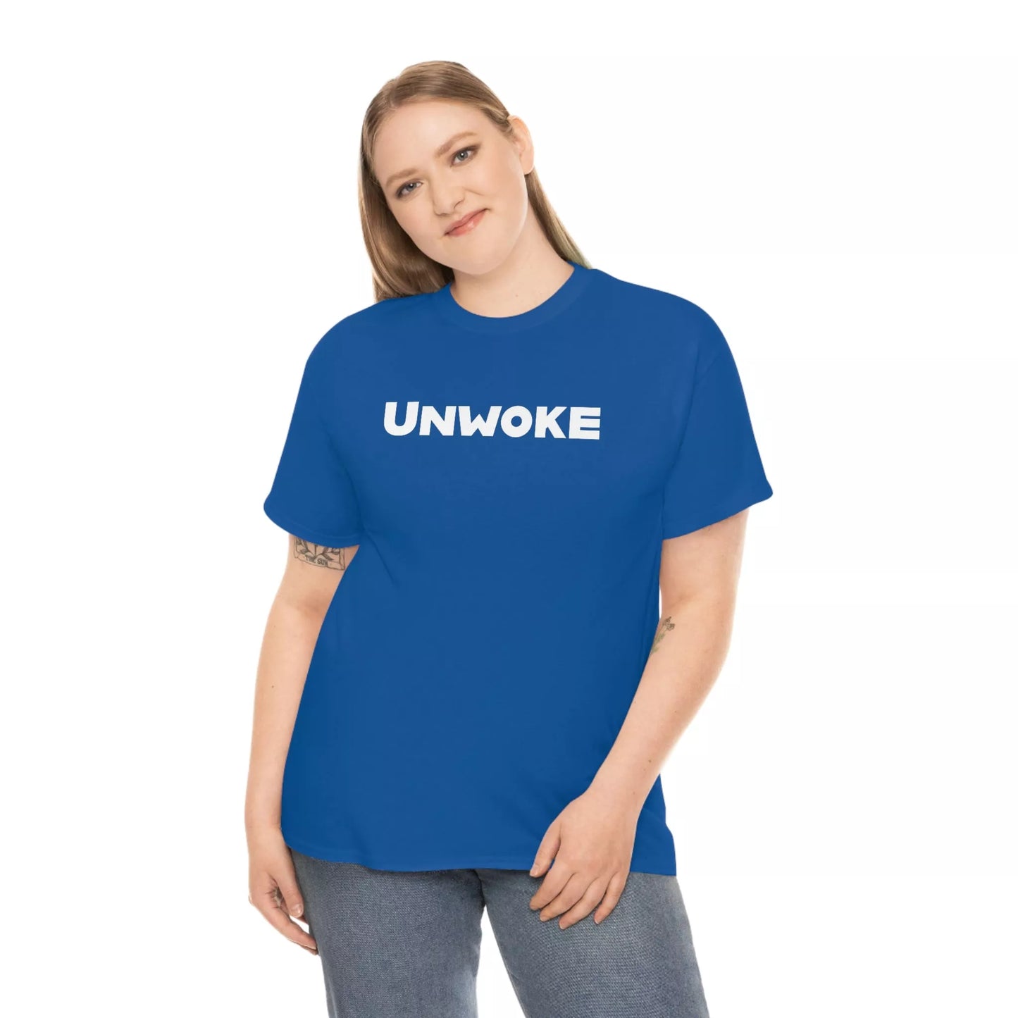 Unwoke Unisex Heavy Cotton Tee