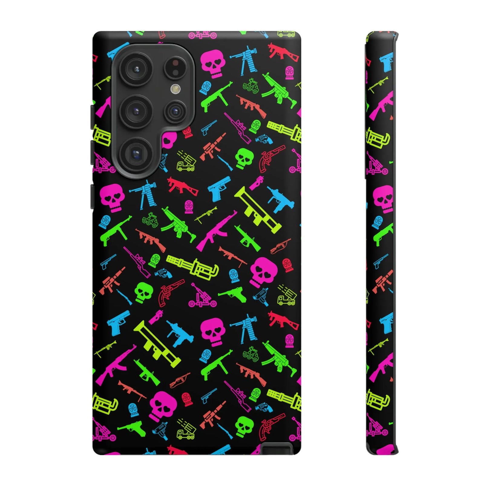 Aloha To Arms: Retro Neon Firearms Cell Phone Case