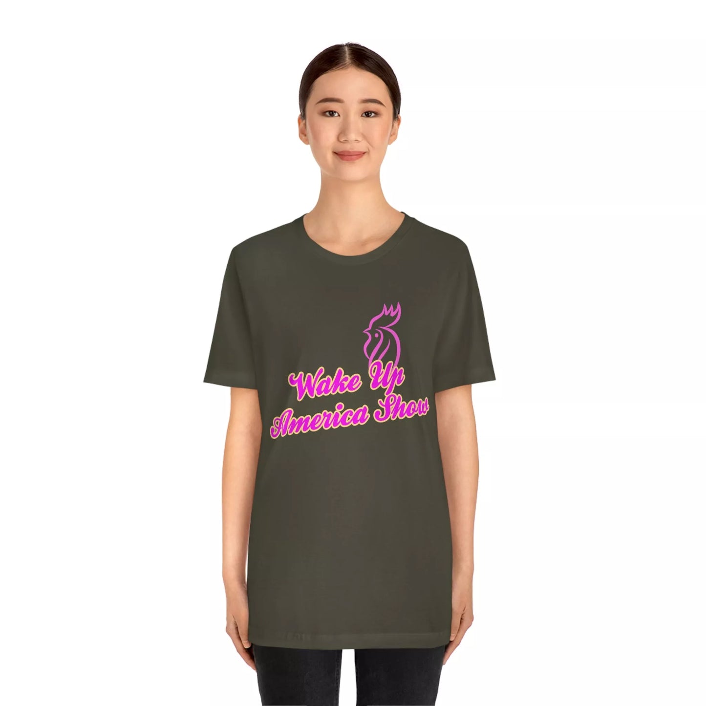 Wake Up America Show Unisex Jersey Short Sleeve Tee