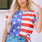 Stars and Stripes Crew Neck T-Shirt