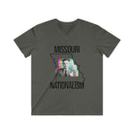 Missouri Nationalism Men's Fitted V-Neck Short Sleeve Tee