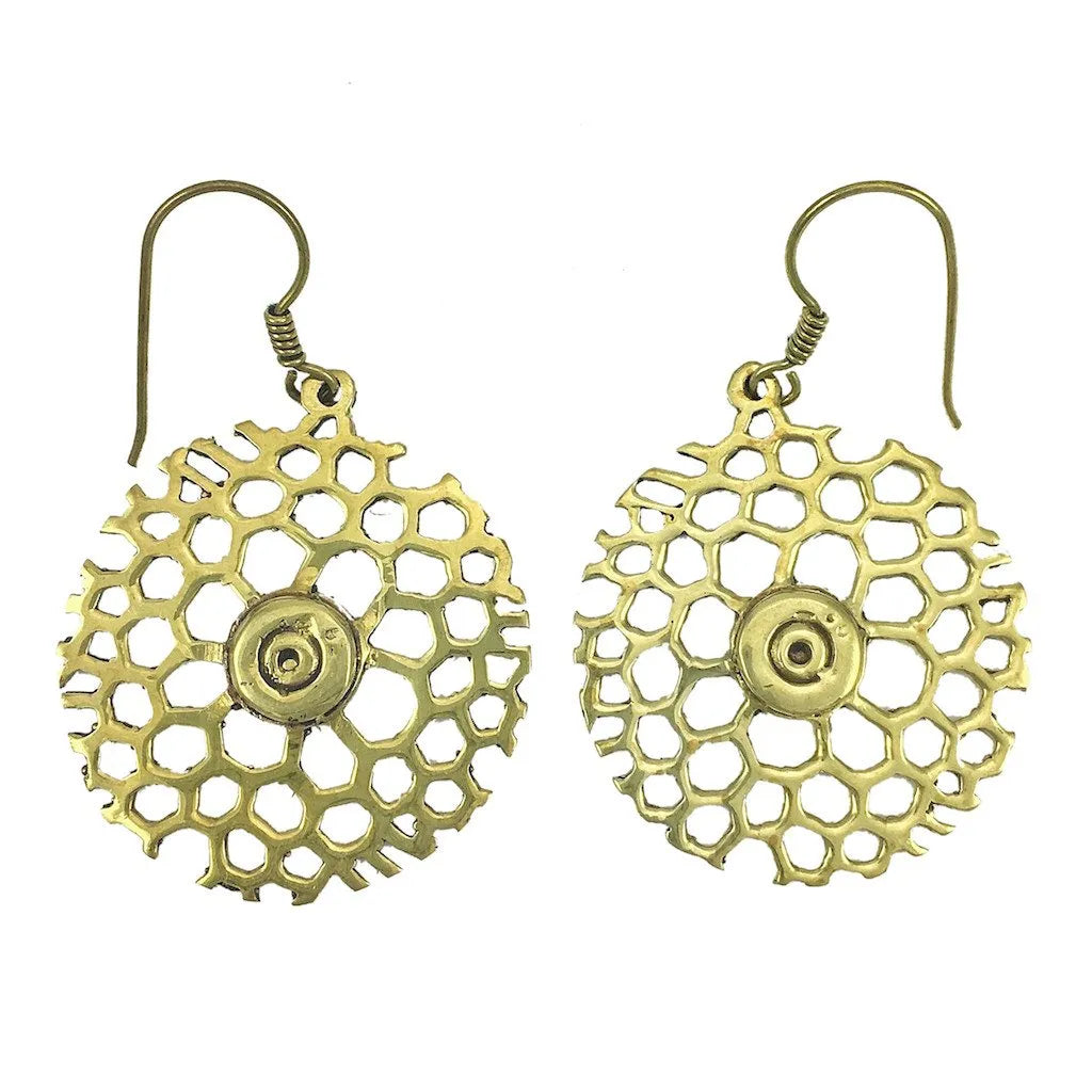 Honeycomb Bomb Earrings