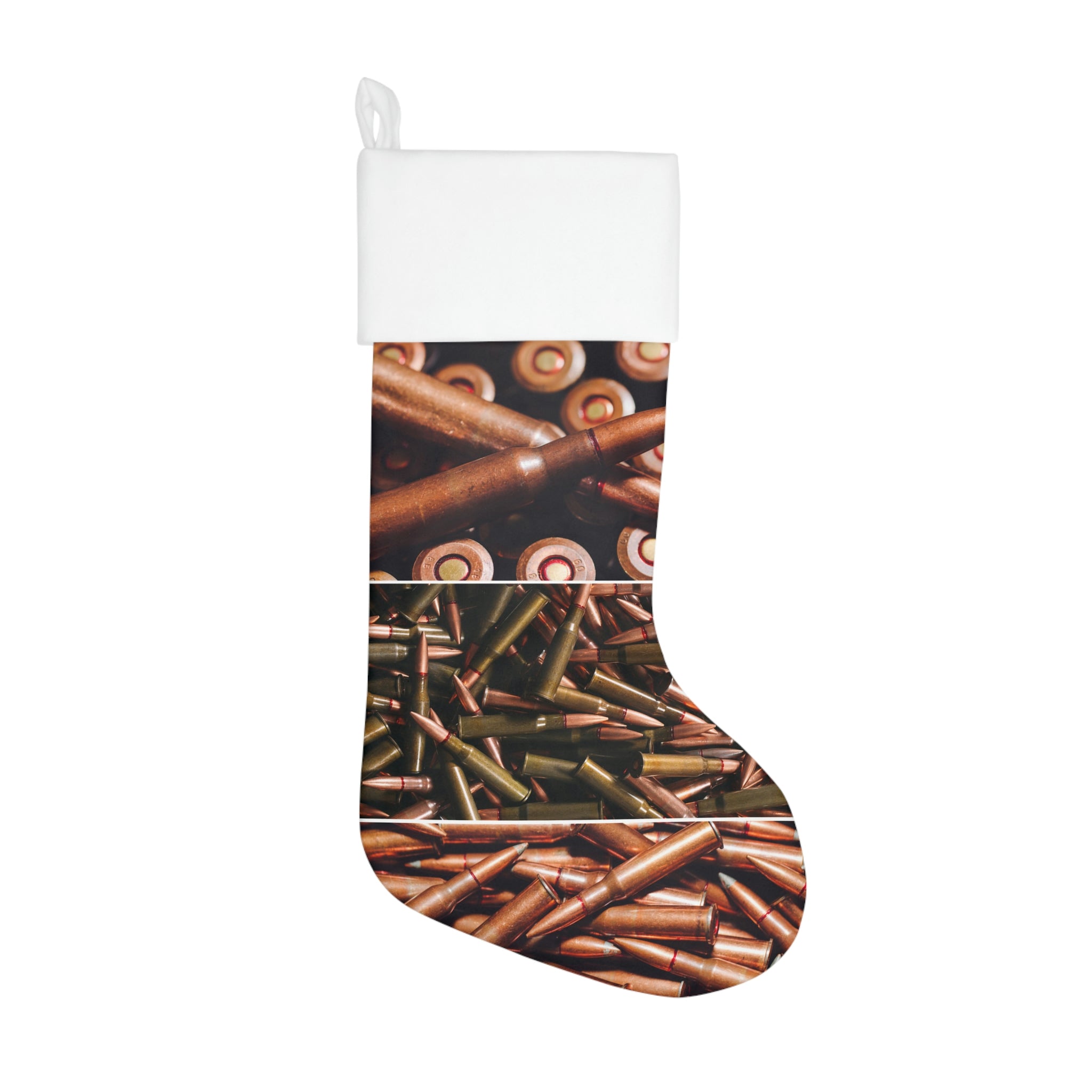 Gun Ammo Holiday Stocking