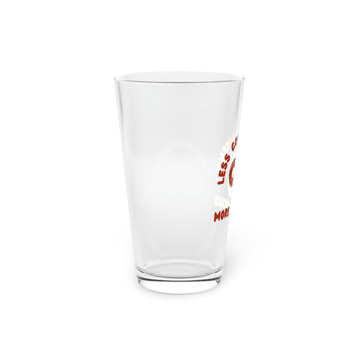 "Less Government" Pint Glass for Santa