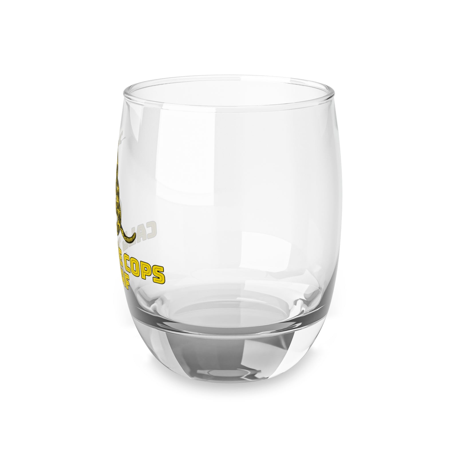 Call the Cops IDGAF Whiskey Glass