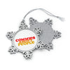 Commies Aren't People Pewter Snowflake Ornament - 4LibertyShop.com