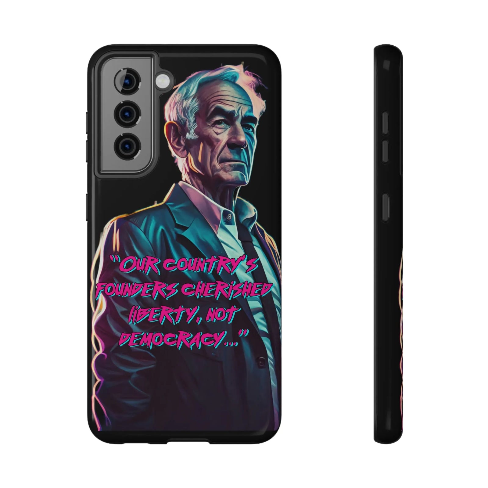 Liberty Not Democracy Old Man Liberty Phone Cases