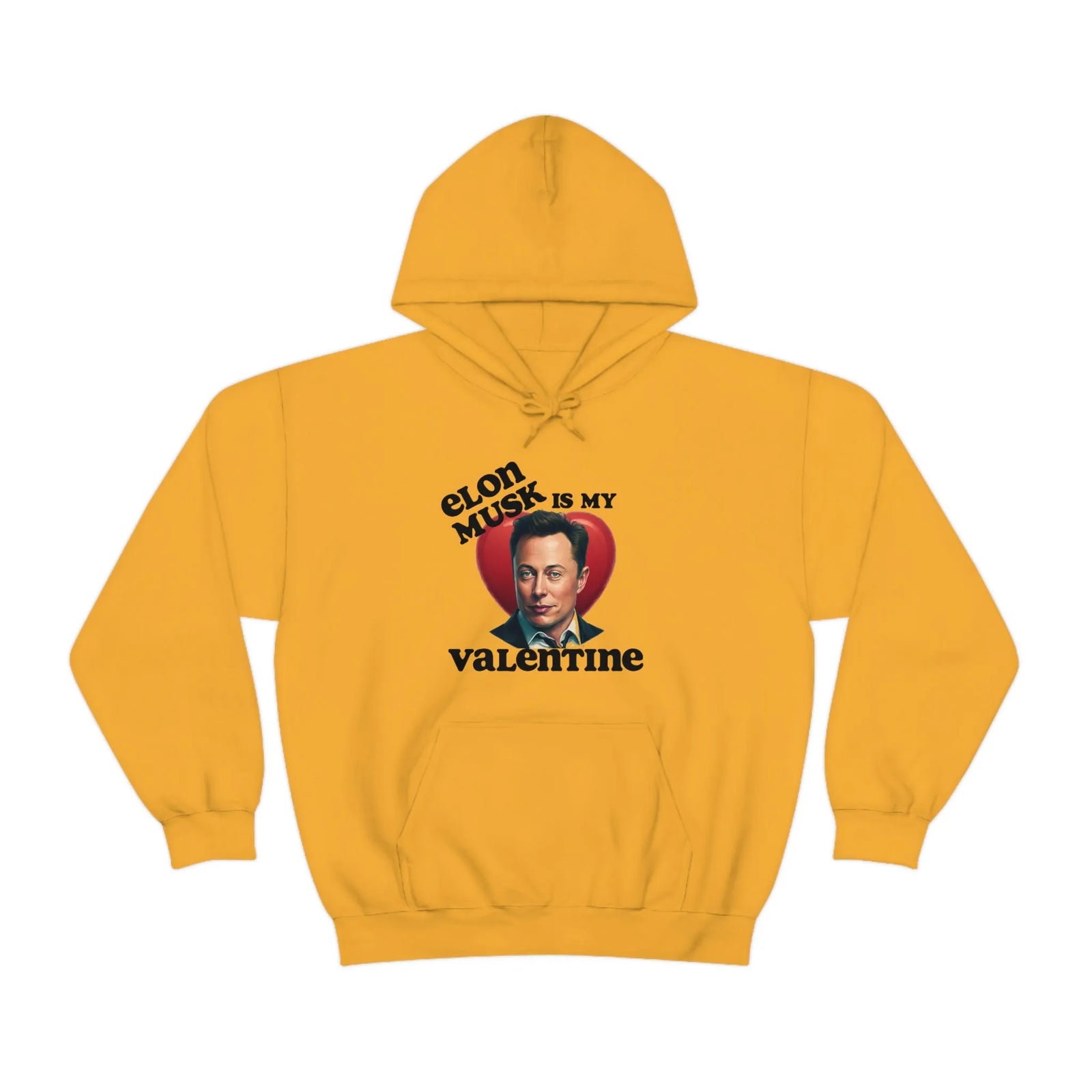 Elon Musk Is My Valentine Unisex Heavy Blend™ Hooded Sweatshirt