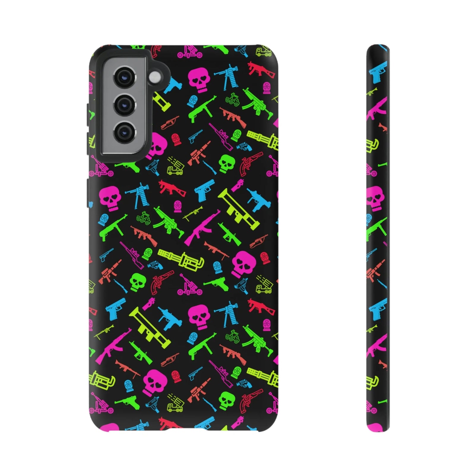 Aloha To Arms: Retro Neon Firearms Cell Phone Case