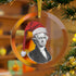 Thomas Jefferson Glass Ornament