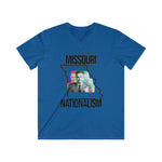 Missouri Nationalism Men's Fitted V-Neck Short Sleeve Tee