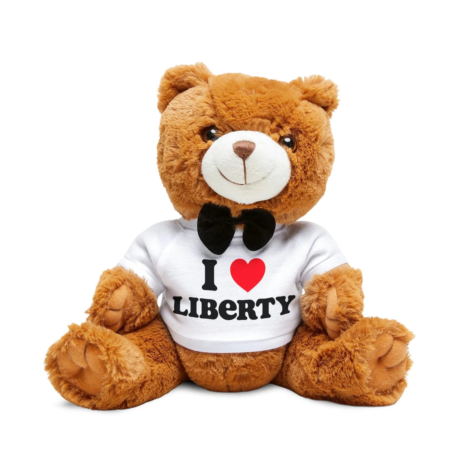 I Love Liberty Teddy Bear with T-Shirt