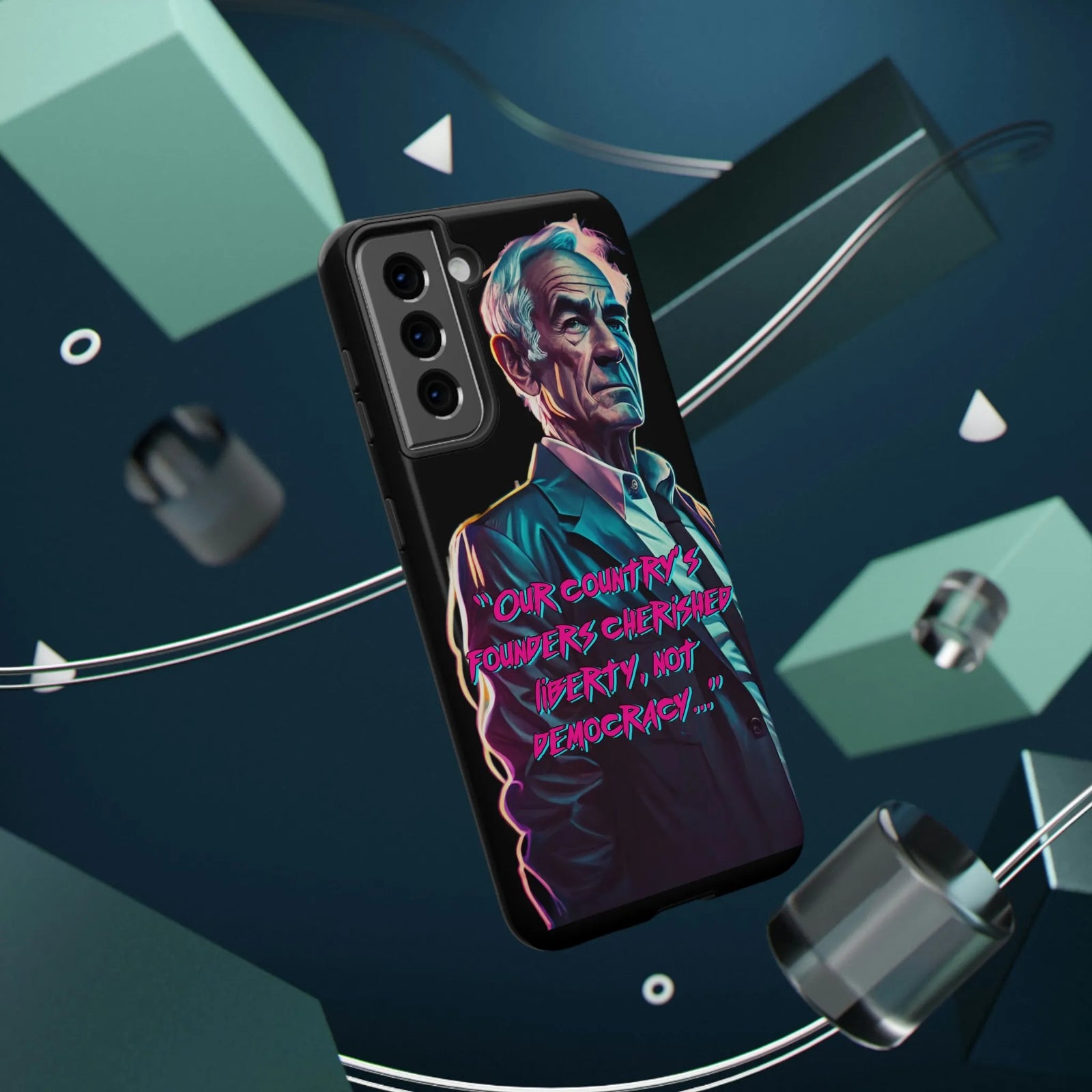 Liberty Not Democracy Old Man Liberty Phone Cases