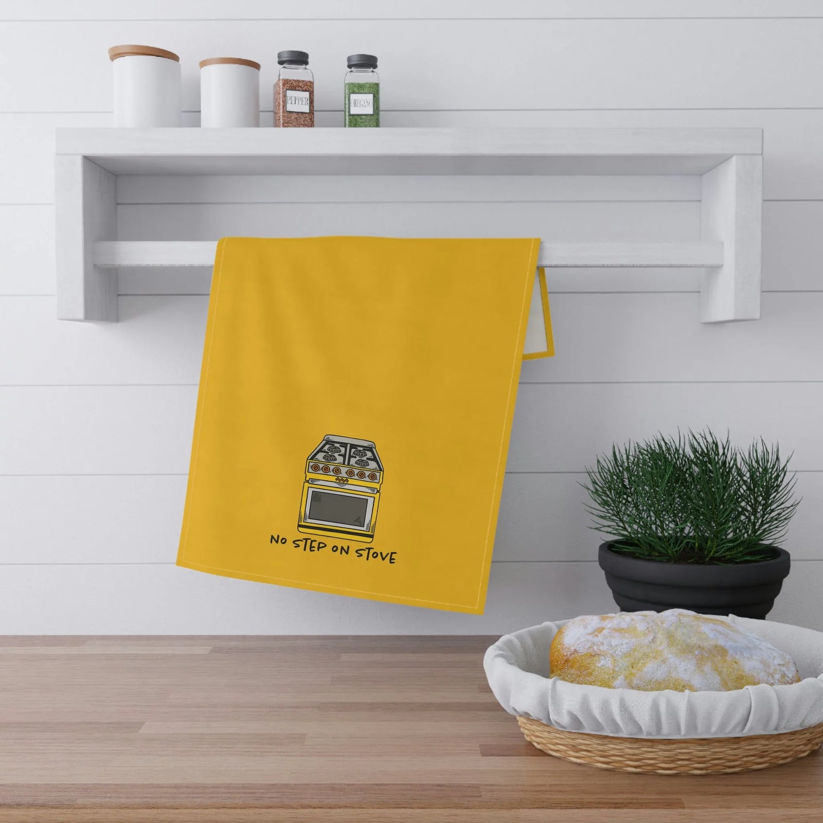 No Step on Stove Kitchen Towel