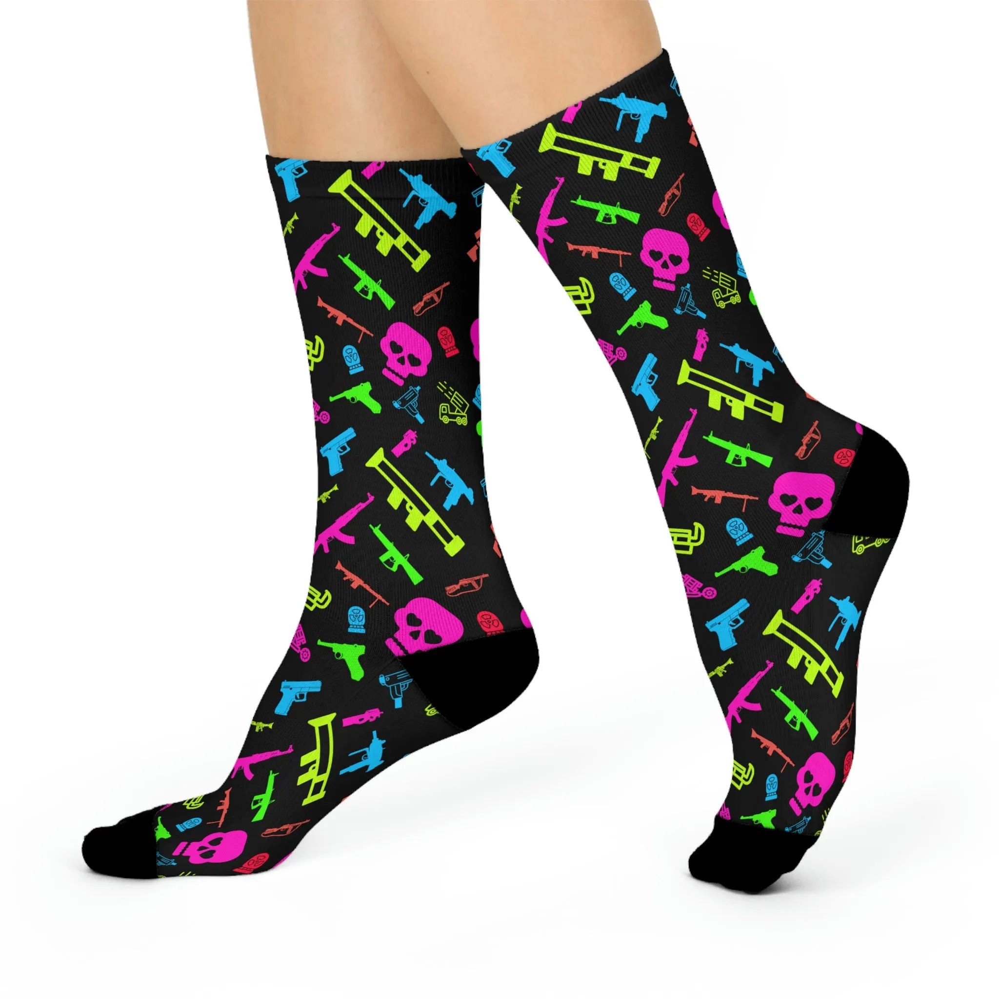 "Right to Bare Feet" Cushioned Crew Socks