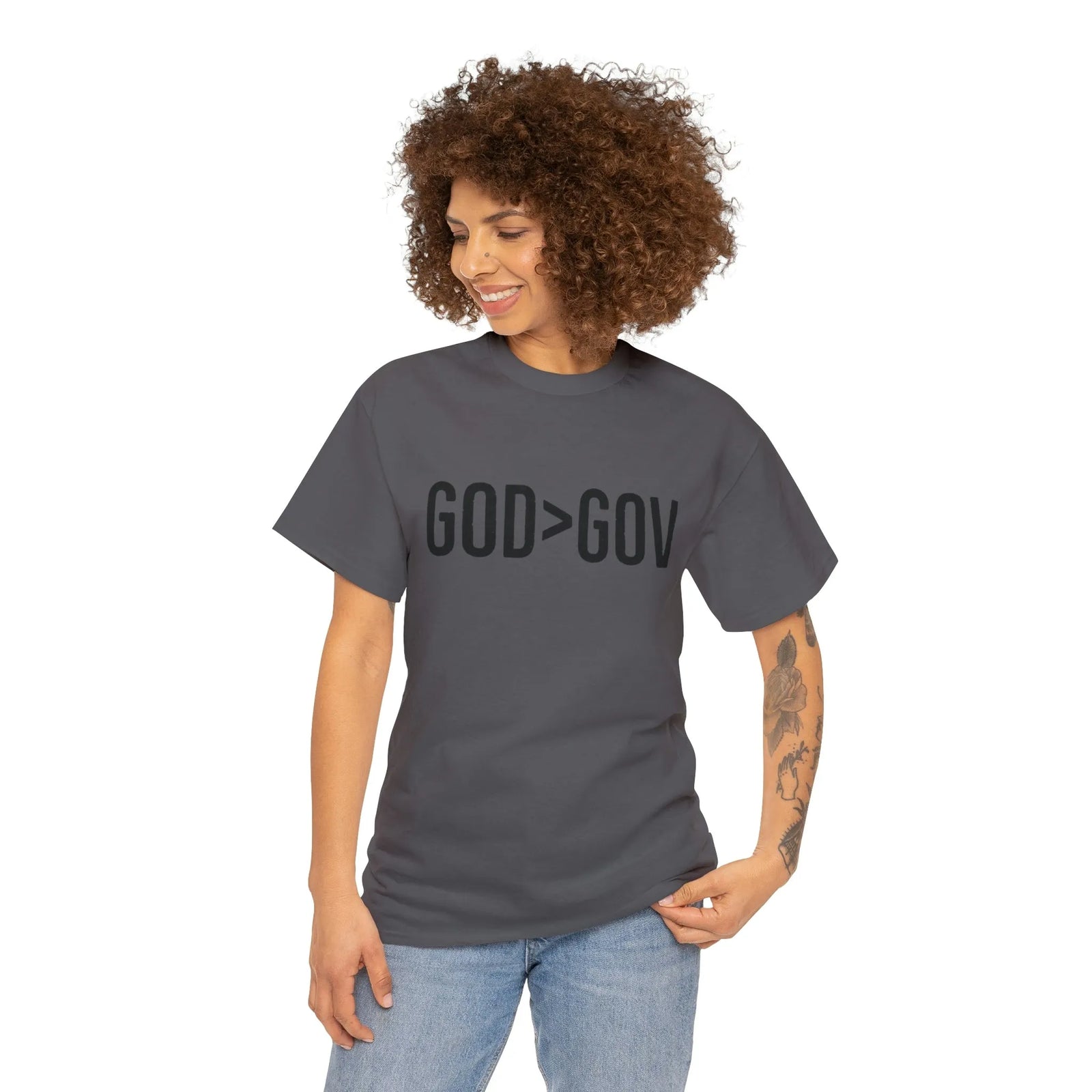 God>Gov Unisex Heavy Cotton Tee