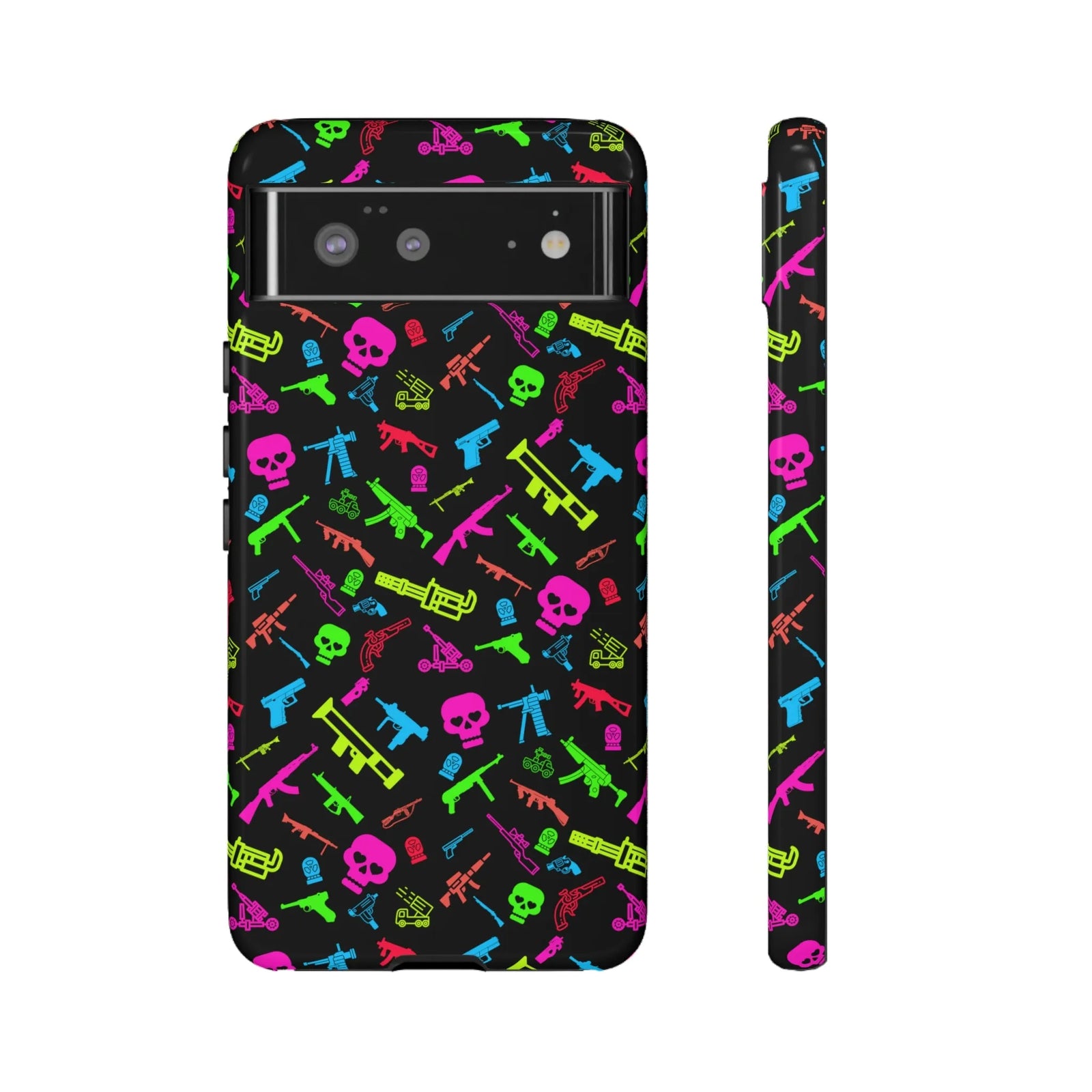 Aloha To Arms: Retro Neon Firearms Cell Phone Case