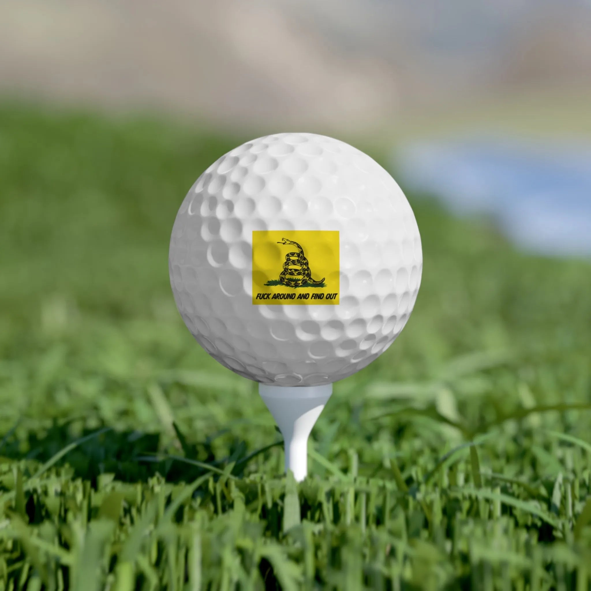 Fuck Around and Find Out Golf Balls, 6pcs