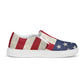 Patriot Kicks: Women’s slip-on canvas shoes